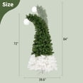 thumbnail image 2 of HestiNysus 6FT Tall, Bendable Santa-style Christmas Tree, 1250 Lush Tips, 300 LED Lights, Spruce PVC/PE Christmas Tree, Green, 2 of 5