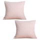 thumbnail image 2 of Paquete de 2 fundas de almohada de seda hielo | Funda de cojín cuadrada Cool Texture | Poliéster lavable extraíble | Almohada de cintura de sofá decorativa suave y transpirable | 45x45cm | Protector, 2 of 7