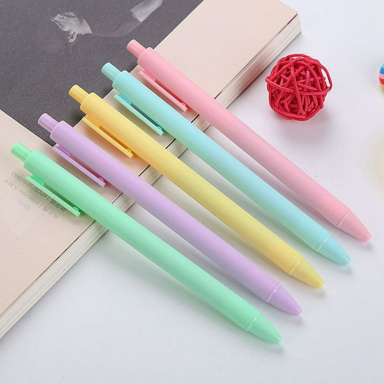  12 Pcs Erasable Gel Pens Pastel,Retractable Click,Soft