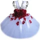 thumbnail image 2 of Vestido de tul con tutú y flores de hortensia para niña, vestido de princesa de hadas, vestido de fiesta de cumpleaños para boda para niña, 2 of 5