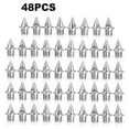 thumbnail image 4 of Fule 48pcs 1/4inch Stainless Steel Track and Cross Country Spikes, Steel Spikes Shoe Spikes Replacements with Spike Wrench, Replacement Spikes for Sprint Sports Short Running Shoes, 4 of 9