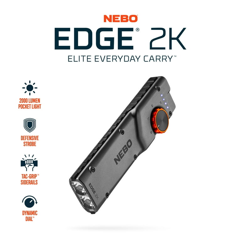 NEBO Edge 2K Lumen Elite Everyday Carry Flashlight - Walmart.com