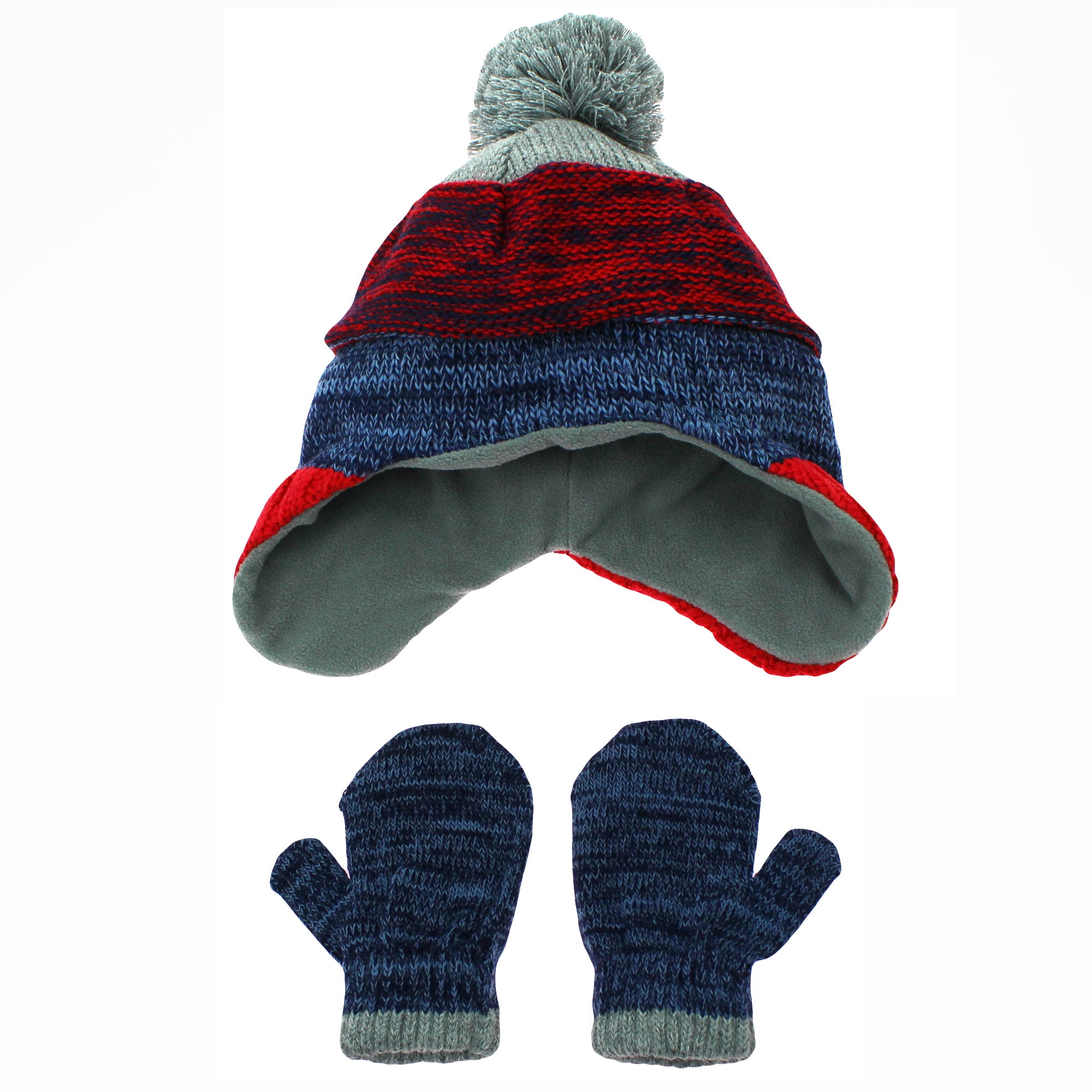 infant winter hat and mittens