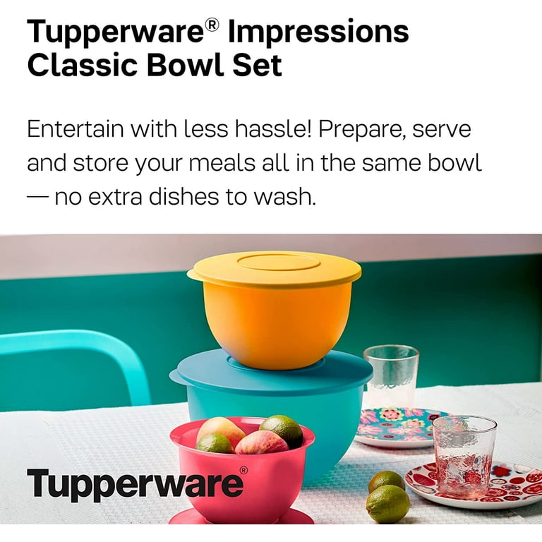 Tupperware Brand Impressions 16 oz Tumblers - Set of 4 - Dishwasher Safe &  BPA Free - Mess-Free