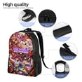 thumbnail image 3 of Hazbin Hotel Backpacks Bookbag Casual Daypack Backpacks for Travel Camping Hiking, 3 of 6