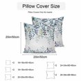 thumbnail image 2 of Green Blue Eucalyptus Leaves Outdoor Pillow Covers 16x16 Inch Throw Pillow Covers Set of 2 Waterproof Decorative Pillow Cases Summer Botanical Weeping Cushion Covers for Patio Furniture Garden Couch, 2 of 8
