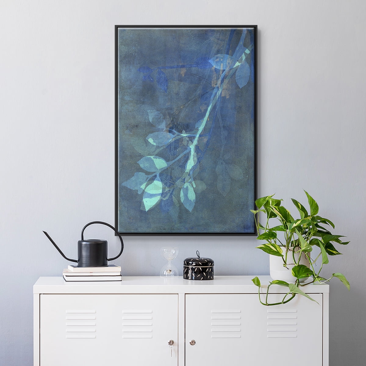 Branching Out VIII Framed Premium Gallery Wrapped Canvas - Ready to Hang - 17 x 25 - Black Floating Frame
