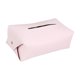thumbnail image 2 of Cubierta de caja de pañuelos de cuero de PU, caja Rectángulo Servilletero de escritorio Servilletero Contenedor para tocador Encimera Cocina Baño Rosado Gloria Contenedor de servilletas, 2 of 9