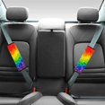 thumbnail image 2 of Chririnla Car Seat Belt Pads Stylish Accessory Polyester, Compatible with, Suitable for Vans, Gradient Coloured Heart, 2 of 8