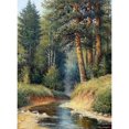 thumbnail image 1 of Taladro Pintura Diamante (DE0916) 5D DIY Bosque Completo Arroyo Punto de Cruz Bordado 20X30cm FLhrweasw Nuevo, 1 of 1