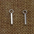 thumbnail image 4 of 50pcs Alfabeto inglés I Colgante Dijes de aleación Accesorios para hacer joyas de bricolaje para collar Pulsera (Plata antigua), 4 of 5