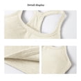 thumbnail image 5 of Women's Tanks & Camis Loose Fit V Neck Crop Workout Camisole With Built-In Bra Comfort Workout Tank Tops Woman White XXL, 5 of 5