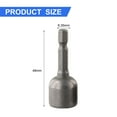 thumbnail image 5 of 2PCS 6-13mm Impact Socket Magnetic Nut Screwdriver 1/4in Hex Electric Drill Bit, 5 of 5