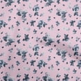 thumbnail image 1 of oneOone Cotton Cambric Light Pink Fabric Florals Craft Projects Decor Fabric Printed By The Yard 56 Inch Wide, 1 of 6