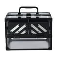 thumbnail image 1 of Milaget Makeup Train Case Carrying Suitcase Make up Carrier for Women Traveling Home, 1 of 9