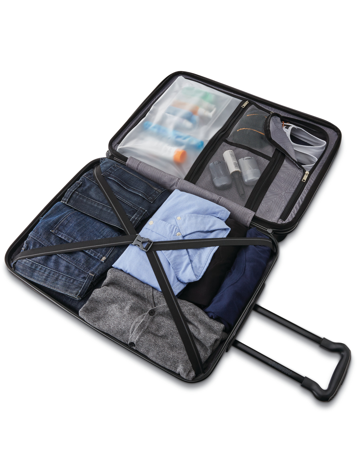 American Tourister Cargo X 28-inch Hardside Spinner, Checked Luggage, One Piece
