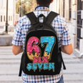 thumbnail image 4 of 6 7 Six Seven Backpack Fashion Travel Backpack Laptop Backpack 16ch Simple Backpack, 4 of 8