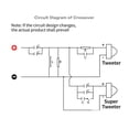 thumbnail image 5 of 2 Way Crossover 400W Professional Treble Frequency Divider for Outdoor Stage Conference Professional HiFi Sound Projects, 5 of 8