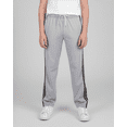 thumbnail image 3 of Real Essentials 3 Pack: Boys' Tricot Open Bottom Sweatpants - Athletic Running Pants with Pockets for Kids Teens Youth, 3 of 7