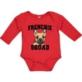 thumbnail image 3 of Inktastic Cute French Bulldog  Frenchie Squad Boys or Girls Long Sleeve Baby Bodysuit, 3 of 5