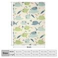 thumbnail image 4 of FUMJ Cute Green Frog Blanket , Flannel Blanket Fluffy Cozy Fuzzy Throws Non-Shedding for Nap Bed Sofa Couch Home Decor, Adults Kids Teens Frog Gifts, 4 of 6