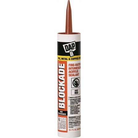 DAP Blockade Red Acrylic Fire Stop Sealant 10.1 oz