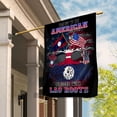 thumbnail image 2 of Flag Proud American Lao Root U.S Laos Friendship Garden Flag, Double-Sided Decorative Outdoor Flag, Polyester Yard Flag 12 x 18 in, 2 of 5