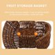 thumbnail image 3 of Woven Storage Basket Home Basket for Fruit and Snack Storage, 3 of 4