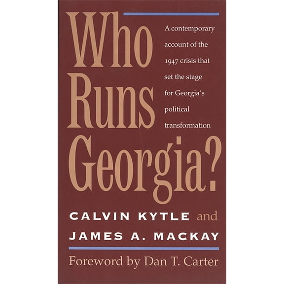Who Runs Georgia?, (Paperback)