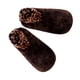 thumbnail image 5 of Qarigey Calcetines de invierno para el suelo, calcetines tobilleros con estampado de leopardo antideslizantes, zapatillas de lana cálidas para Café Mujer 2Conjunto, 5 of 6