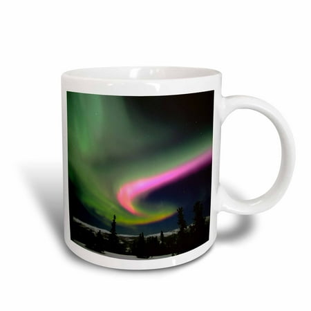 

3dRose Alaska Hot Springs. Aurora Borealis Northern Lights - US02 FZU0004 - Frank Zurey - Ceramic Mug 15-ounce