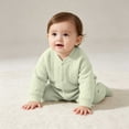 thumbnail image 6 of Bxsruta Baby Bodysuit Cotton One-Piece Romper Long Sleeve and Play Outfit, 6 of 7