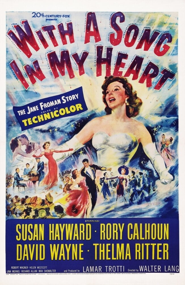 With A Song In My Heart Us Poster Art Susan Hayward 1952 Tm And ...