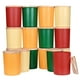 thumbnail image 1 of Frascos para velas SHOWIN, vidrio grueso, 210 ml con tapas de madera, 16 unidades, 1 of 7