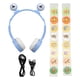 thumbnail image 3 of Auriculares Bluetooth ANGGREK Para Niños Dibujos Animados Cómodos Multifunción Con Micrófono Luz LED, 3 of 8