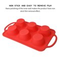 thumbnail image 5 of Round Cylinder Silicone Baking Molds for Chocolate Candy Muffins Cupcakes Soap Bath Bombs, 5 of 5