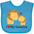 thumbnail image 3 of Inktastic I Love My Grandma Boys or Girls Baby Bib, 3 of 4