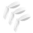 thumbnail image 1 of Unique Bargains 3 Pcs Bandeau de Tennis Réglable Antidérapant Évacuant la Transpiration pour Hommes Femmes Blanc, 1 of 7