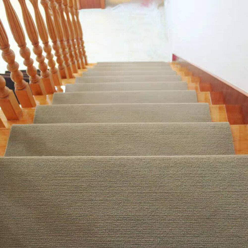 2/7/13pcs Non Slip Stair Treads Carpet Self-Adhesive Rug Runner Mats Covers 