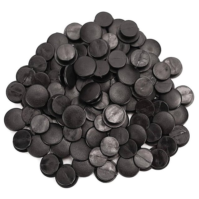 500 unidades de botones negros de 10mm, para paneles traseros, decoraciones de zapatos para niños y #39 Afortunado Sencillez