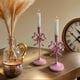 thumbnail image 1 of Candelabro Navideo De Metal De Hierro, Decoracin Romntica Para Cenas a La Luz De Las Velas, Decoracin De Mesa Para El Hogar, Decoracin Festiva, Hierro, 6 Pulgadas De Alto, Soporte Para, UKHBMC, 1 of 9