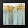 thumbnail image 2 of Pearce, Allison 12x12 Black Modern Framed Museum Art Print Titled - Teal Trees II, 2 of 5
