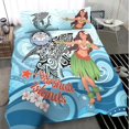 thumbnail image 2 of Marshall Islands Bedding Set - Polynesian Girls With Shark, 2 of 4