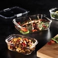 thumbnail image 6 of Rubbermaid Brilliance Rectangle Tritan 2.85 Cup Divided Meal Prep Open Stock, Best Used for Leftover Storage and Reheating, 6 of 8