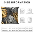 thumbnail image 5 of Acheng Palm Leaves with Lush Branches and Leaves Tropical Jungle Palm Leaves Short Plush Pillowcase 1 Piece White, 5 of 5