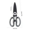 thumbnail image 2 of Kitchen Scissors,Sharp Kitchen Shears,Utility Stainless Steel All Purpose Ultra Sharp Scissors for Food,Non Slip Stainless Steel Sharp Cooking Scissors for Kitchen, Chicken, Poultry, Fish, Meat, 2 of 9