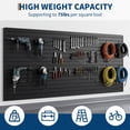 thumbnail image 3 of Slat Wall Paneling, 4'X8' Storage Systems Garage Tool Organizer Wall Mount, Heavy Duty PVC Slat Wall Panels, Easy DIY Install for Garage, Tool, Retail, 3 of 7