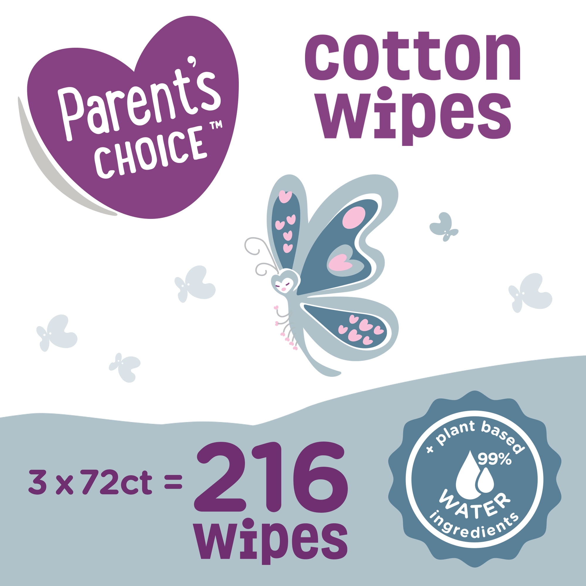 3 pack parents choice wipes