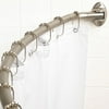Canopy Curved Hotel Shower Rod, Brushed Nickel