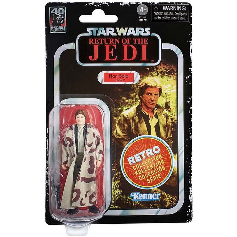 Star Wars 3.75-Inch Vintage Han Solo Action Figure By Hasbro – Fully Articulated, Retro Packaging